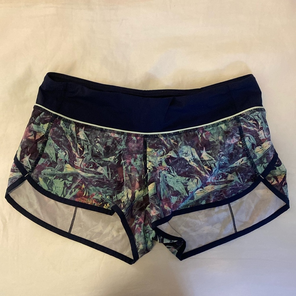 Lululemon Printed Speed Up Low Rise Lined Short